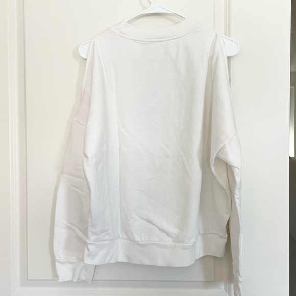 All Saints spectrum Unicorn cutoff shoulder sweatshirt xs - Picture 4 of 6